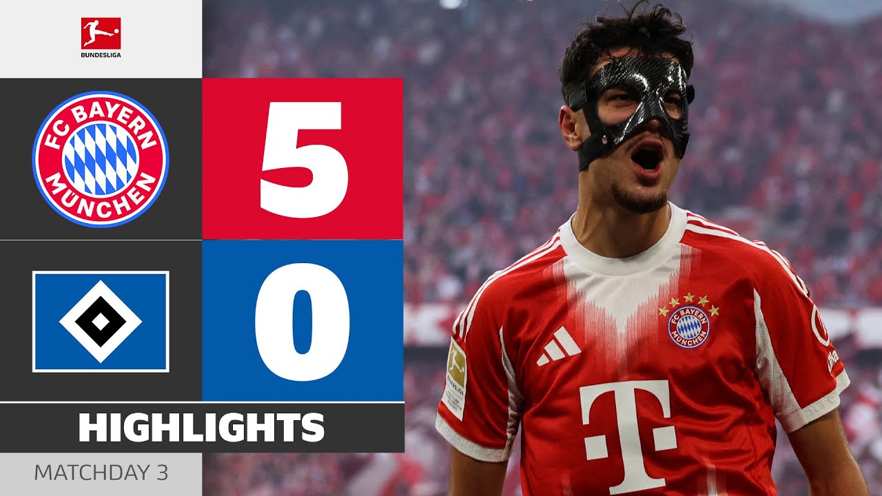 Bayern Do Bayern-Things! | FC BAYERN - HAMBURGER SV | Highlights | Matchday 3 &ndash; Bundesliga 2025/26