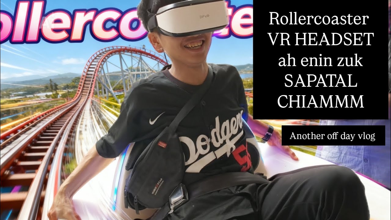Rollercoaster ride in VR | off day vlog