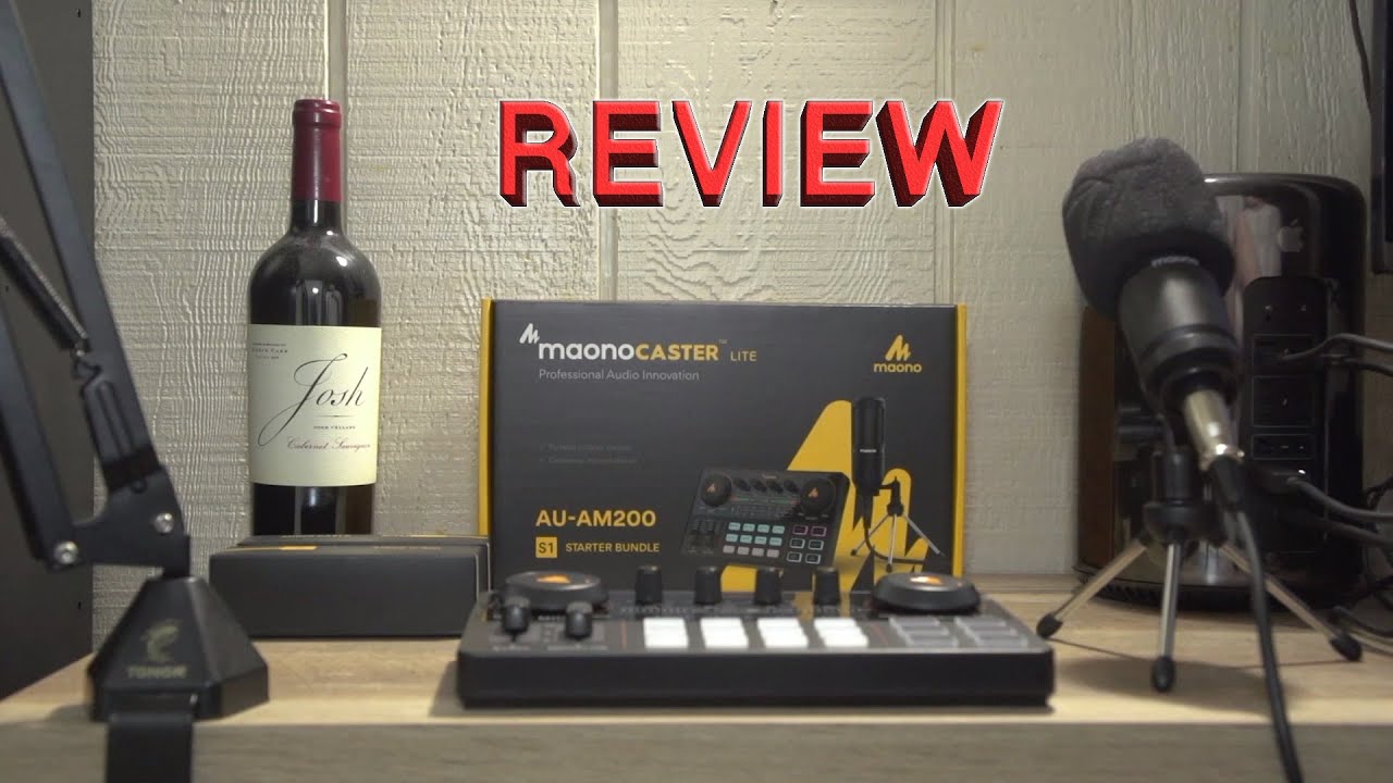 Maono Caster Lite AU-AM200 S1 Starter Podcast Bundle SHORT Review with Test