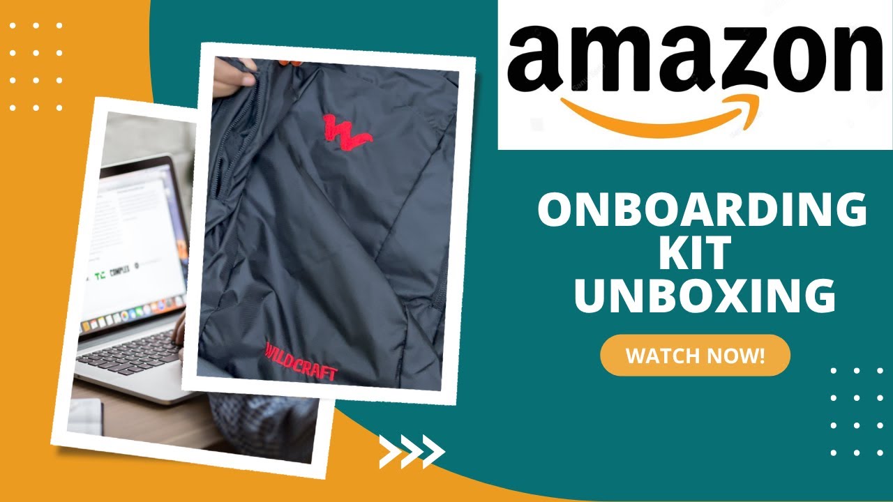 Amazon Onboarding Kit Unboxing | Work from home | Laptop, Headset, Bag & More!