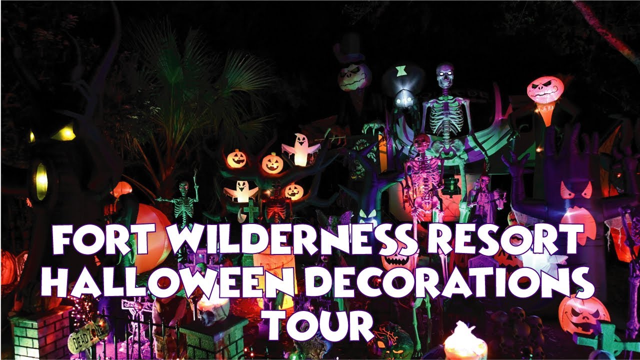 Fort Wilderness Resort Halloween Decorations - 2022