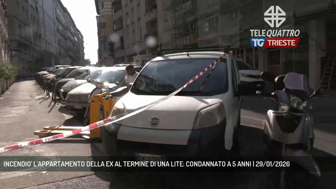 INCENDIO' L'APPARTAMENTO DELLA EX AL TERMINE DI UNA LITE: CONDANNATO A 5 ANNI | 29/01/2026