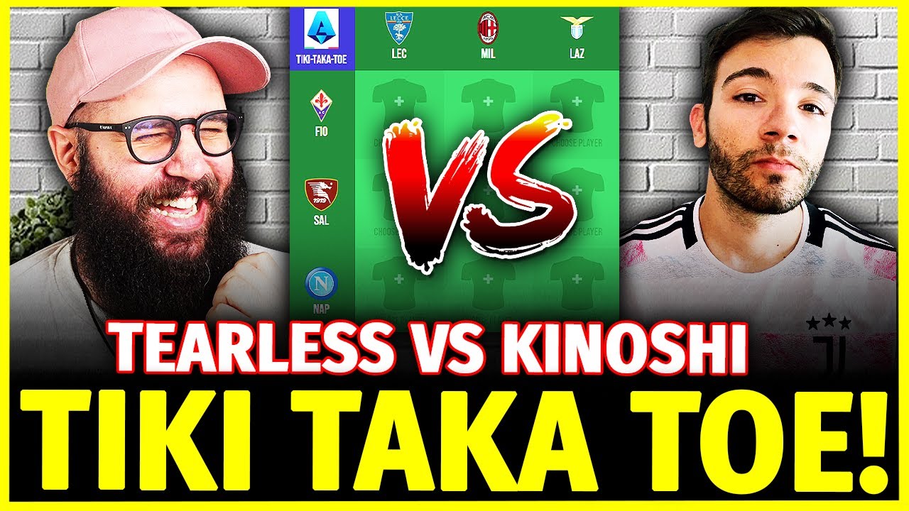 TEARLESS RAPTOR vs KINOSHI: TIKI TAKA TOE CHALLENGE (Semifinali) - SICKWOLF