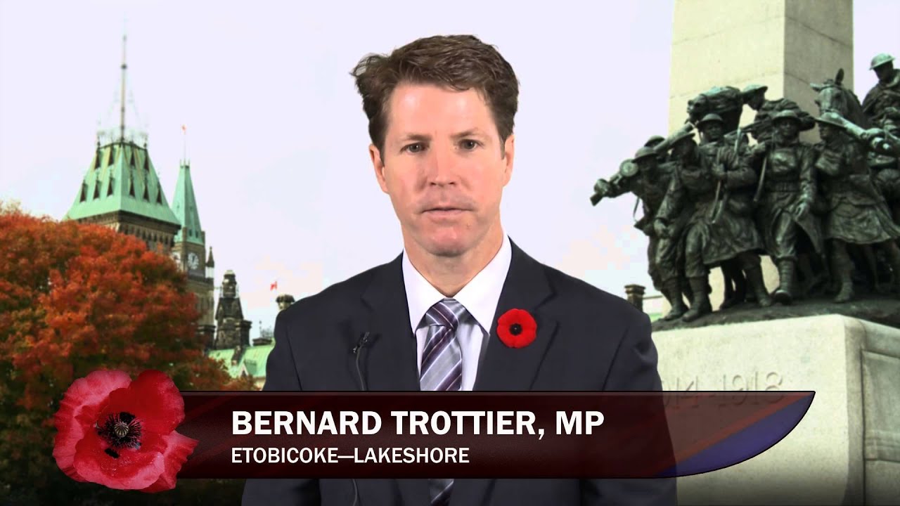 Remembrance Day Message - Bernard Trottier MP