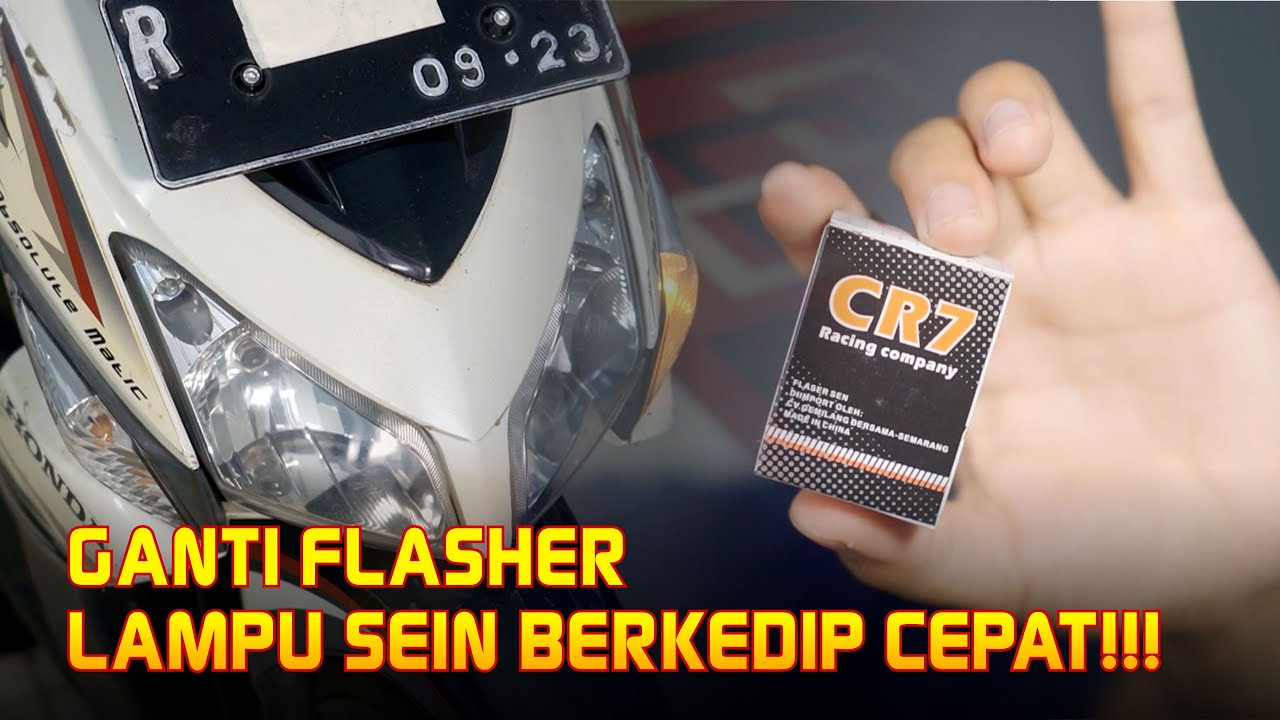 Cara Mengganti Flasher Honda Vario & Mempercepat Kedip Lampu Sein