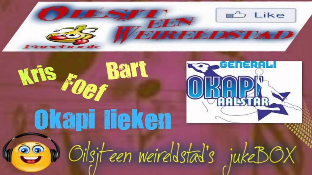 Kris,De Foef en Bart met een Okapi Oilsjt lieken.