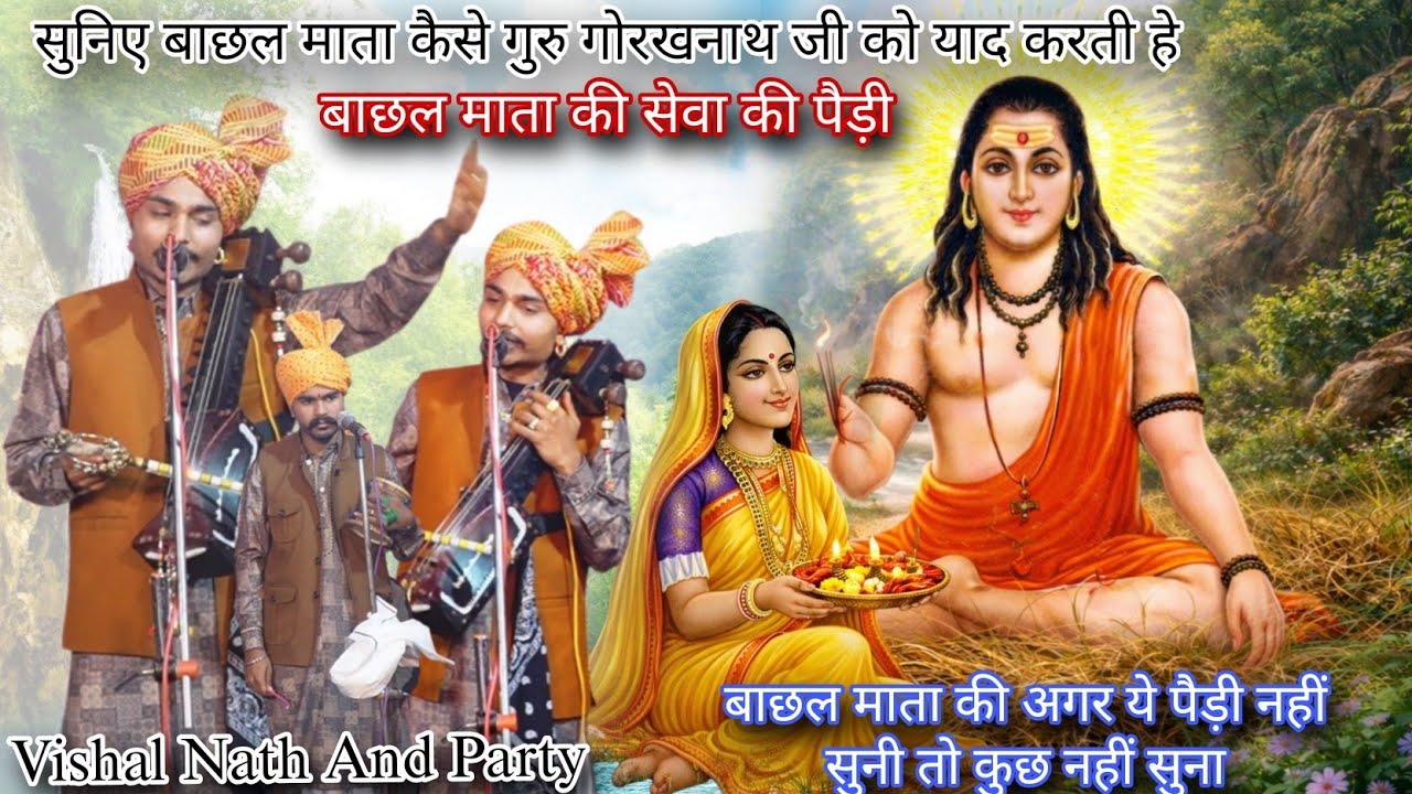 सुनिए कैसे बाछल माता गुरु गोरखनाथ जी को याद करती हे | बाछल माता की सेवा की पैडी Vishal Nath & Party