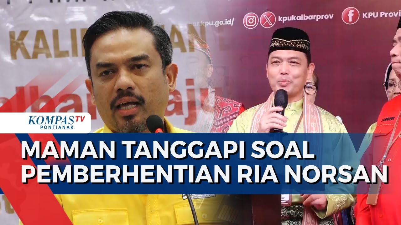 Ria Norsan Diberhentikan dari Golkar Kalbar, Maman Abdurrahman Buka Suara