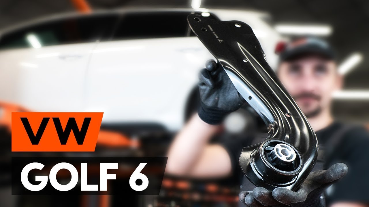 Cómo cambiar los brazo de suspensión traseros en VW GOLF 6 (5K1) [INSTRUCCIÓN AUTODOC]