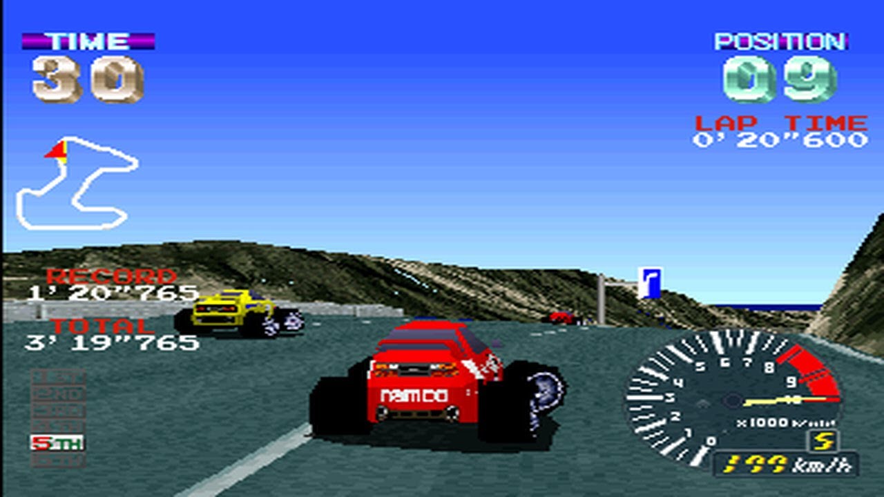 Pocket Racer (ポケットレーサー) - Namco System 11 - F/A Racing Car - Mountain Course - Full Race