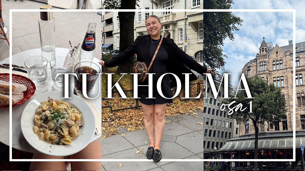 TUKHOLMAN REISSU OSA 1: SHOPPAILUA, KIRPPISTELY&Auml;, MAISEMIA & IHANAA RUOKAA | Katri Konderla