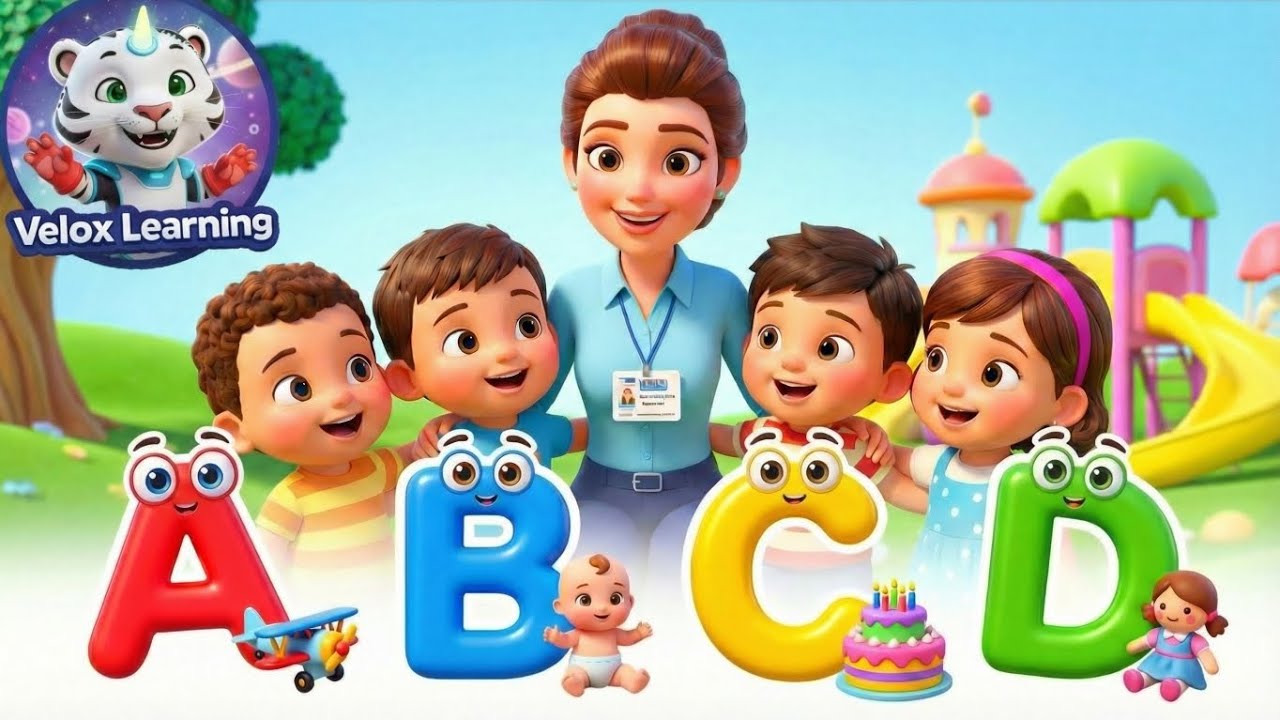 Learn Alphabet A to Z | ABC Phonics 3D Video for baby Kids