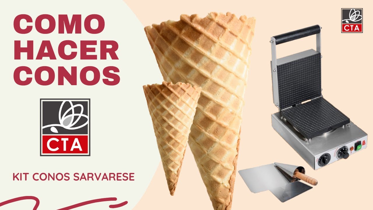 Como hacer conos con Sarvarese