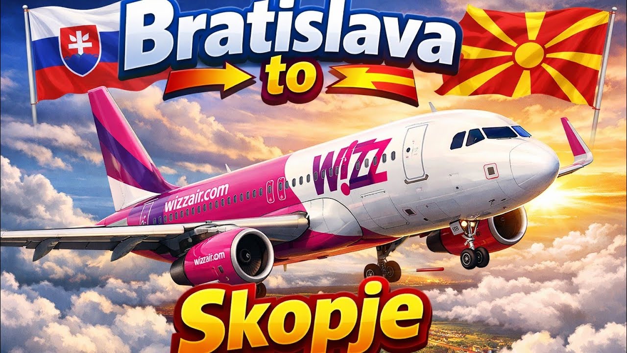 Bratislava to Skopje WizzAir flight! - Infinite Flight Simulator Gameplay