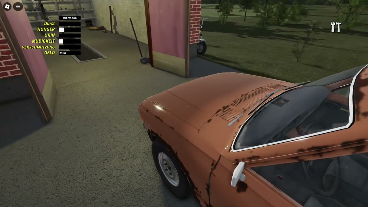 Playing a bit of roblox my summer car