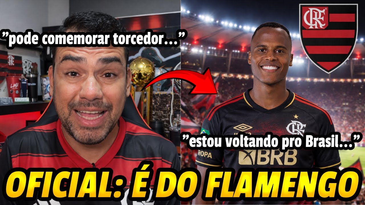 ACABOU DE ACONTECER! FLAMENGO CONTRATOU JHON ARIAS EM DEFINITIVO? BAP ESTÁ NA INGLATERRA!
