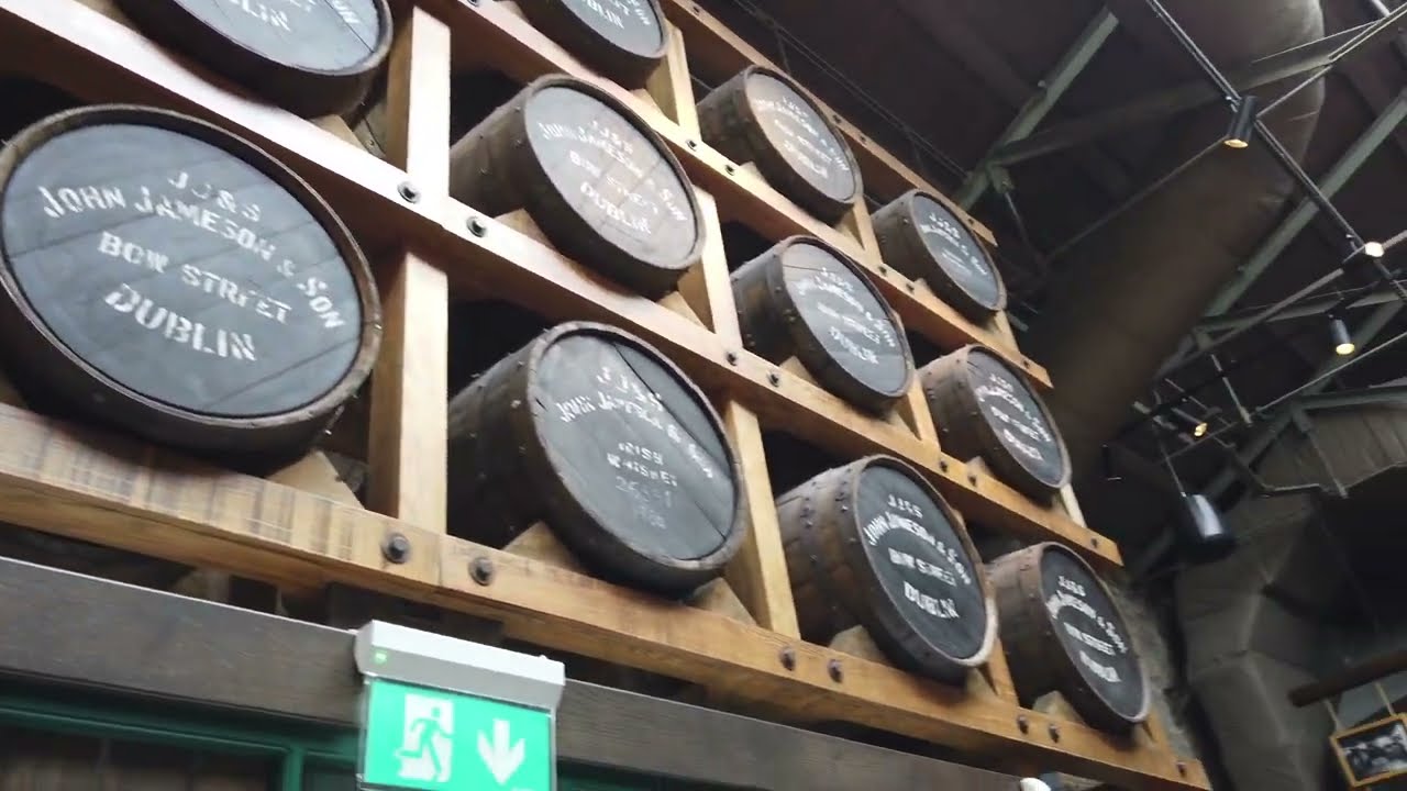 Inside Jameson in Dublin.