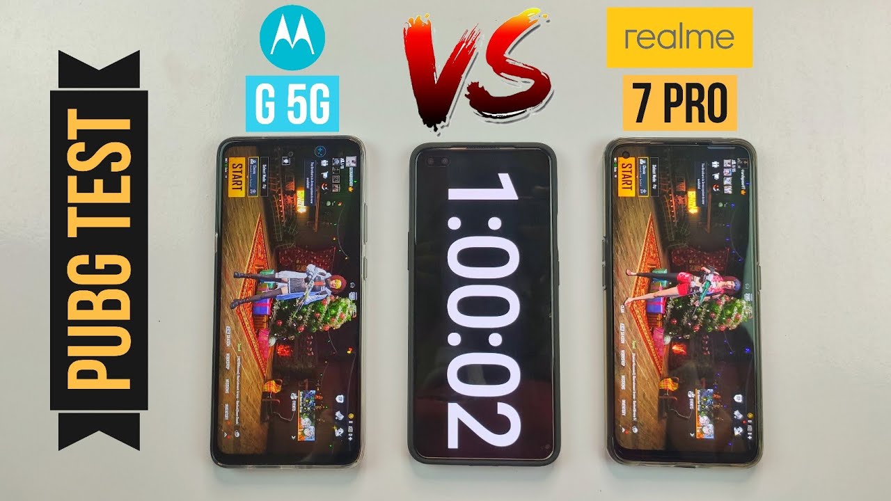 Realme 7 Pro vs Moto G 5G Pubg Test, Heating & Battery Test | Shocking results 😱