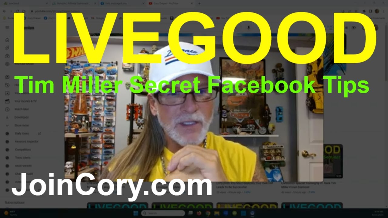 LIVEGOOD Diamond Tim Miller Facebook Tips, Recruit 1,000's Leads