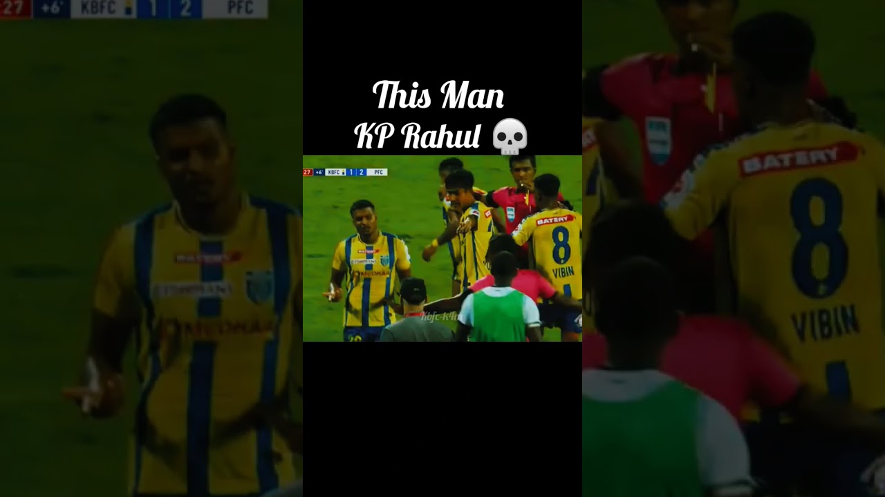 KP Rahul revange #keralablasters #highlights #football #isl #rahul #rap