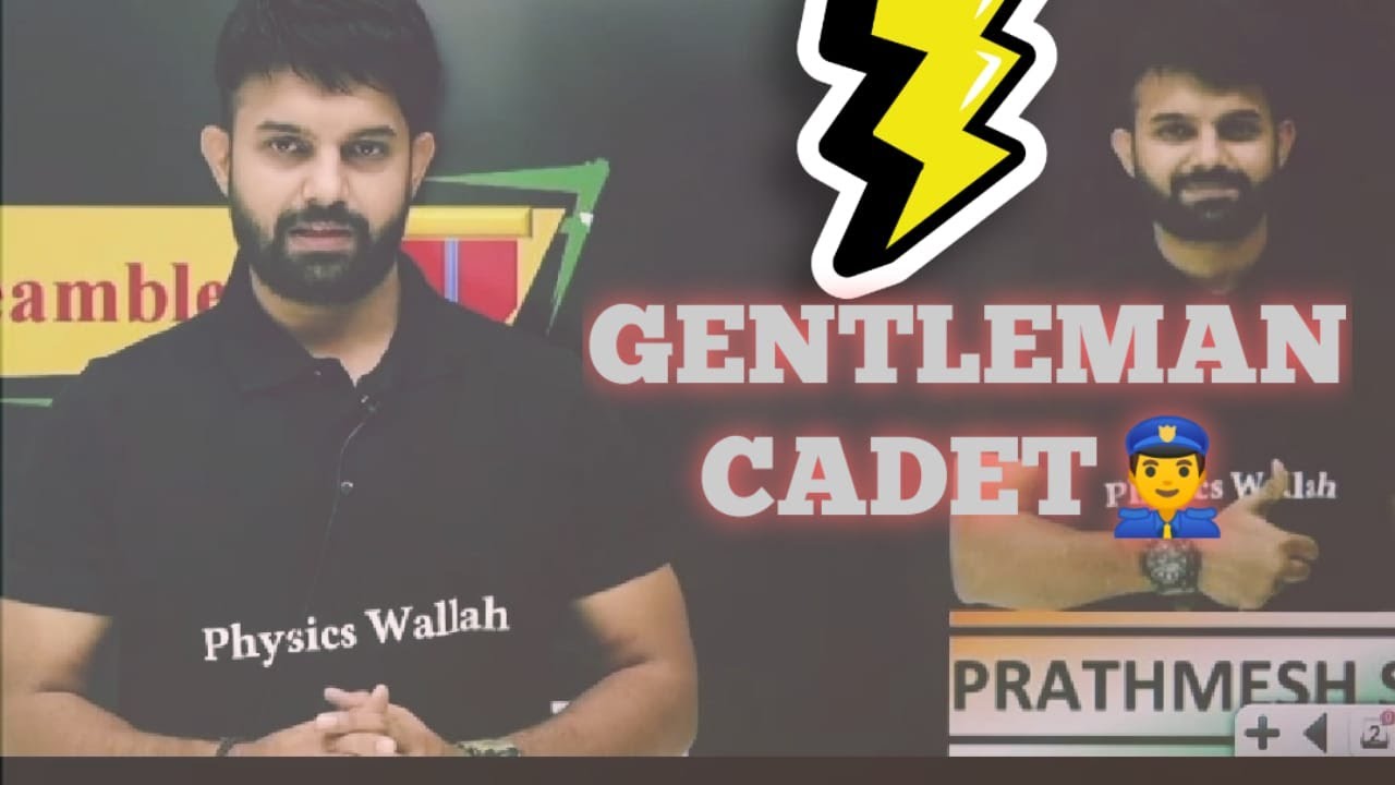 prathmesh sir motivation || definition of a gentleman🙂 cadet || defence wallah || shakti batch ||