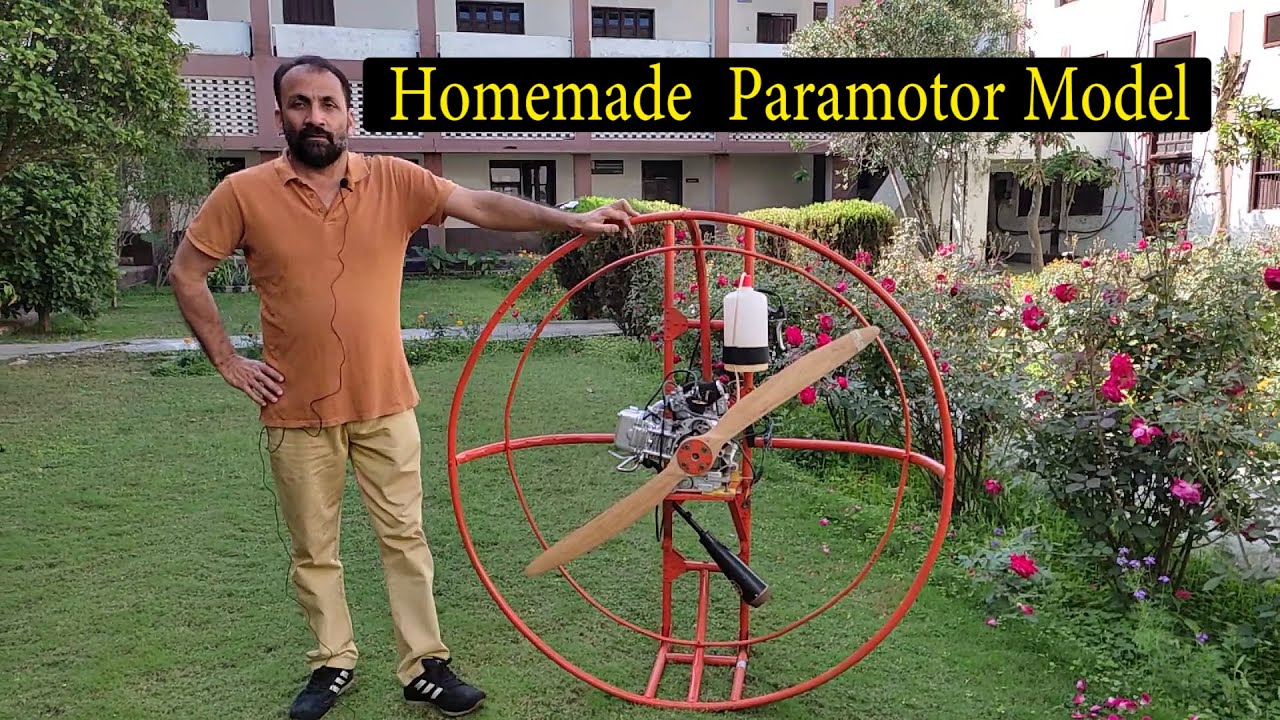 Homemade Paramotor Model Using Scooter Engine