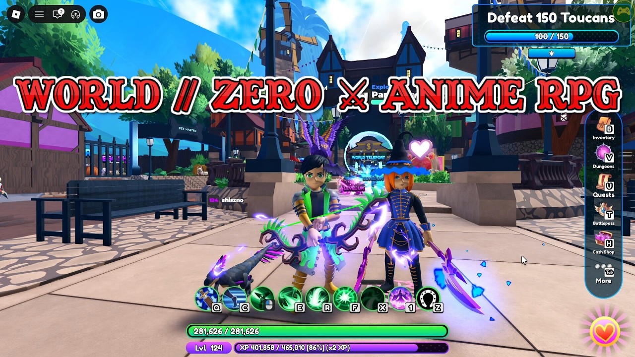 Roblox - GamePlay #18 - World // Zero ⚔ Anime RPG