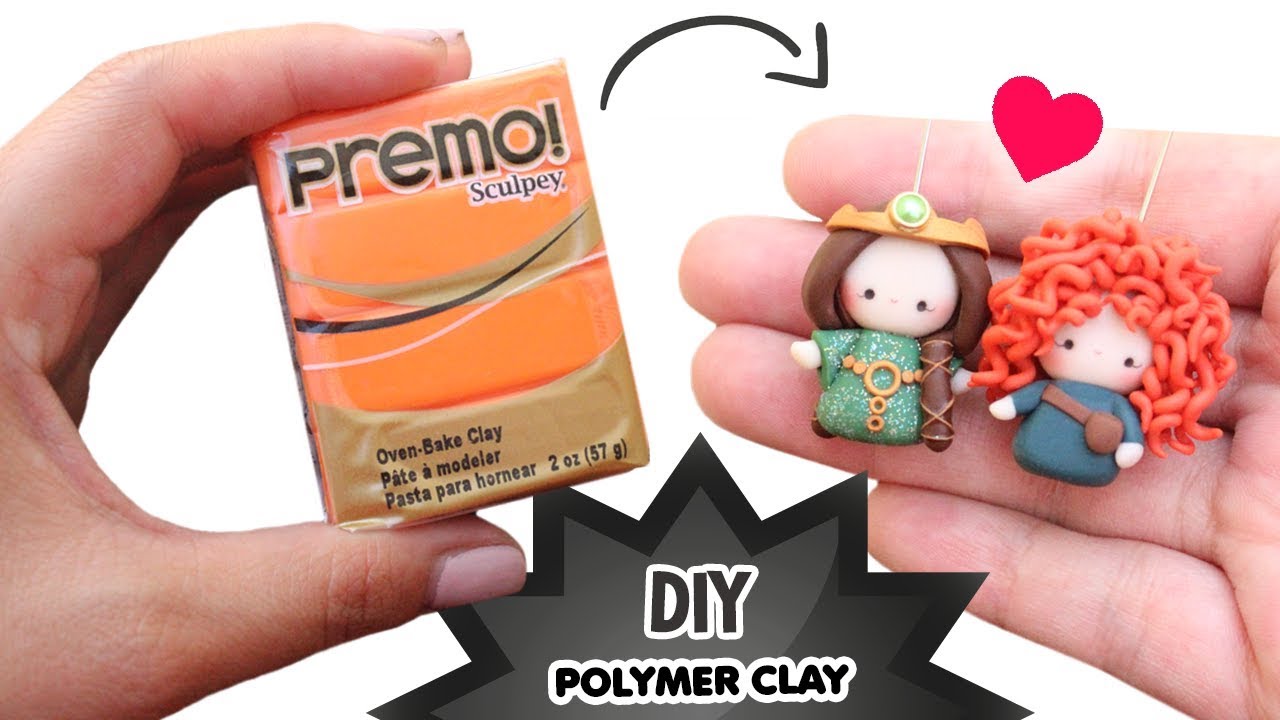 DIY - MERIDA AND QUEEN ELINOR CHIBI TUTORIAL - Mother's Day Gift Idea
