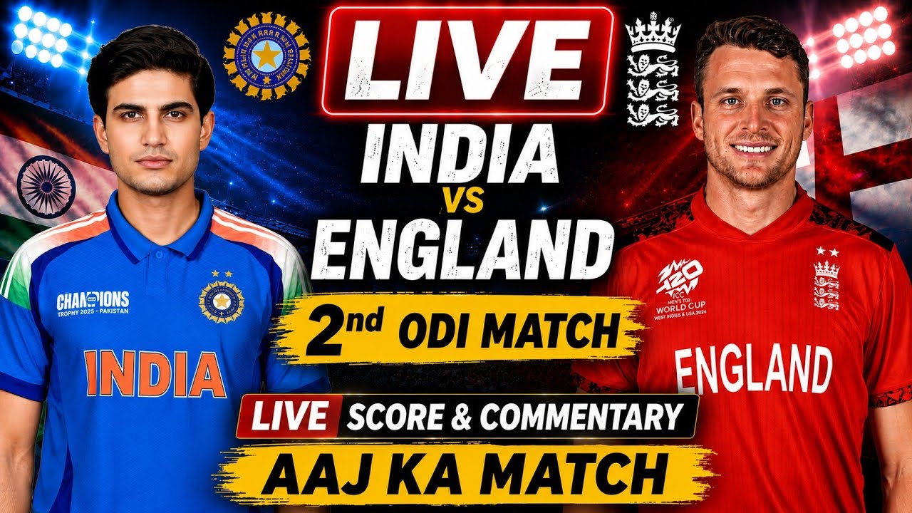 IND vs ENG | 2nd ODI | India Tour Of England, 2026 #live