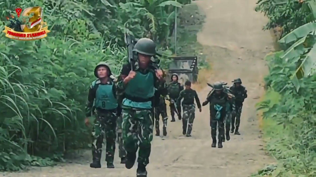 Uji fisik prajurit di HUT Yon || #army #viral #fyp #militer 