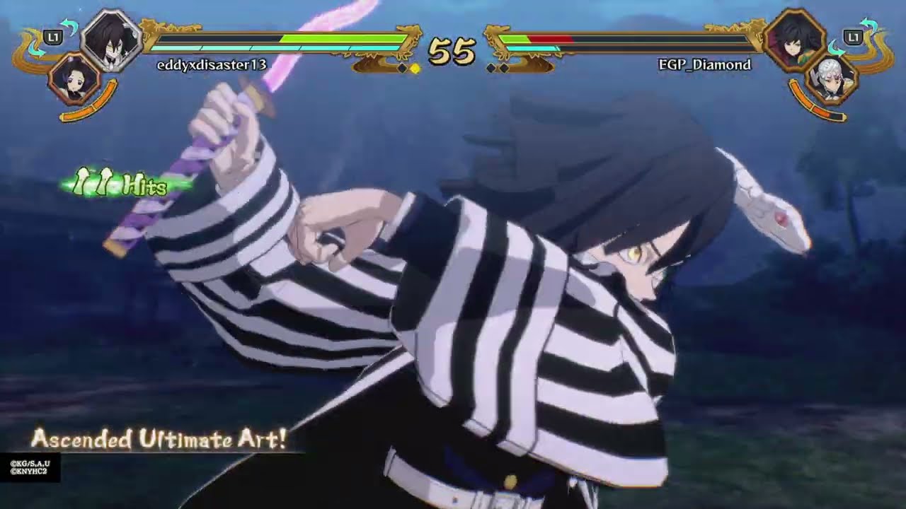 Obanai DELETES Health Bars - Demon Slayer The Hinokami Chronicles 2 Ranked Matches