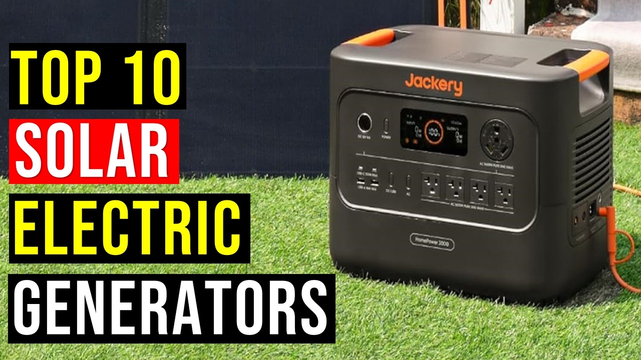 ✅The Best Solar Electric Generators in 2026- Top: 10 Solar Electric Generators (Reviews)