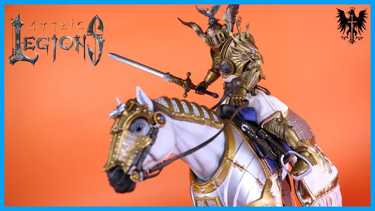 Four Horsemen Mythic Legions Necronominus SIR GIDEON HEAVENSBRAND v2 & BISHOP Action Figure Review