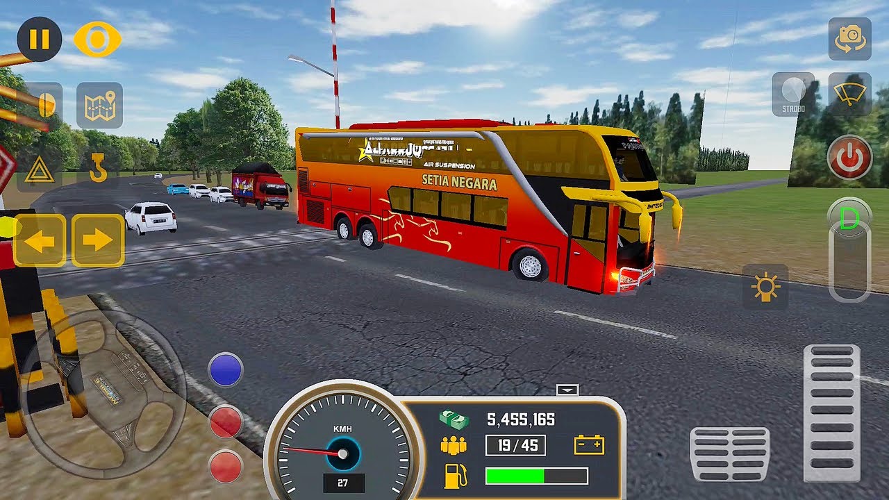 Bus Setia Negara AlFarruq Old Narik Penumpang ke Semarang | Locos Mobile Bus Simulator