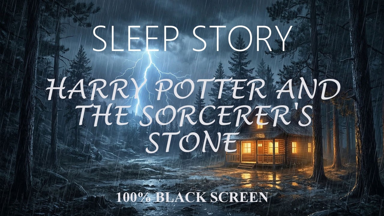 Fall Asleep in 5 Minutes - Harry Potter and the Sorcerer's Stone | Sleep Story | Black Screen
