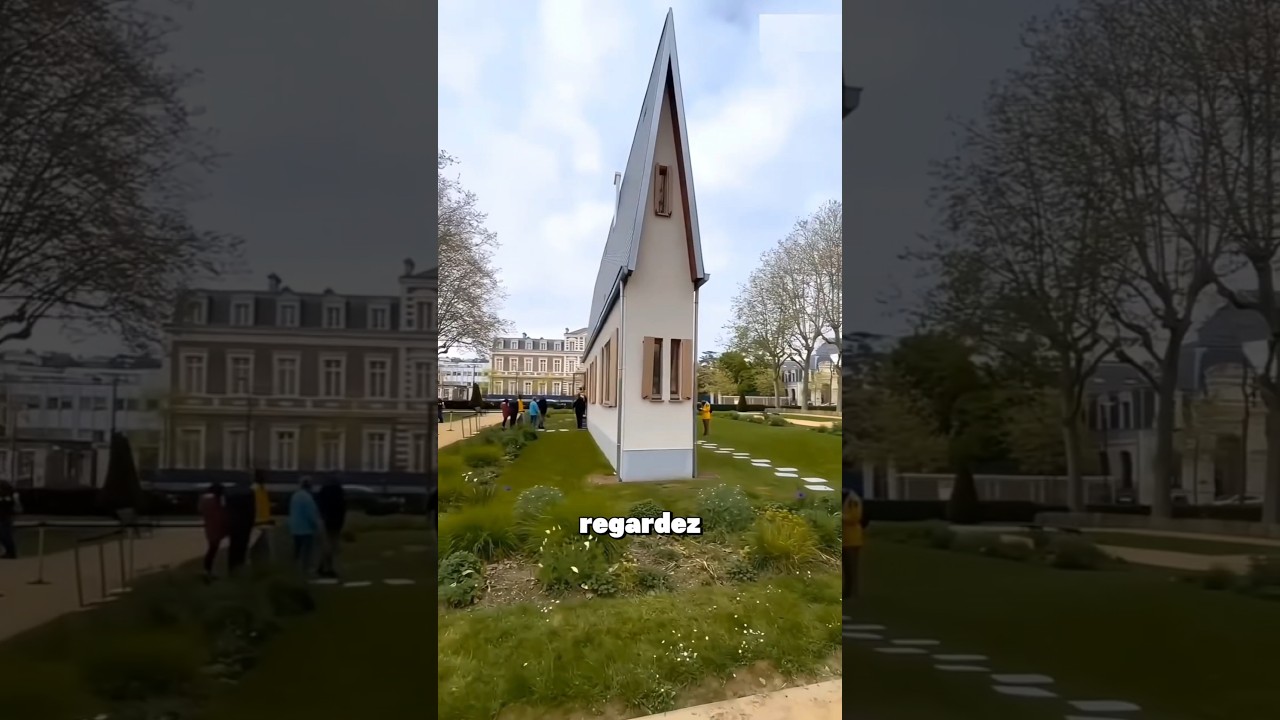 Voici la maison la plus &eacute;troite au monde.