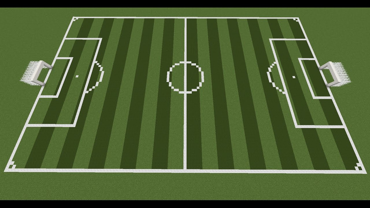 Minecraft - Soccer Field Full Tutorial