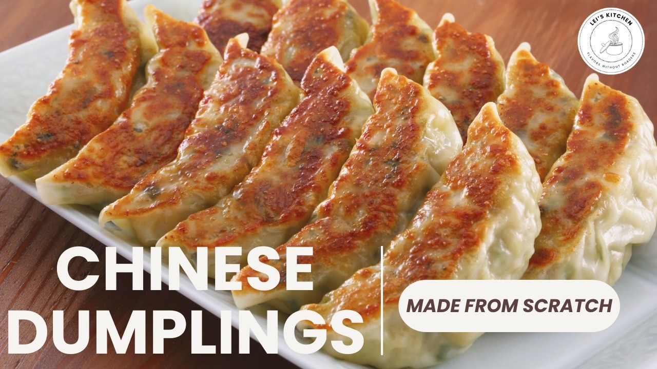How to Make Perfect Chinese Dumplings from Scratch | Easy Homemade Dumpling Recipe! | Lei's Kitchen
