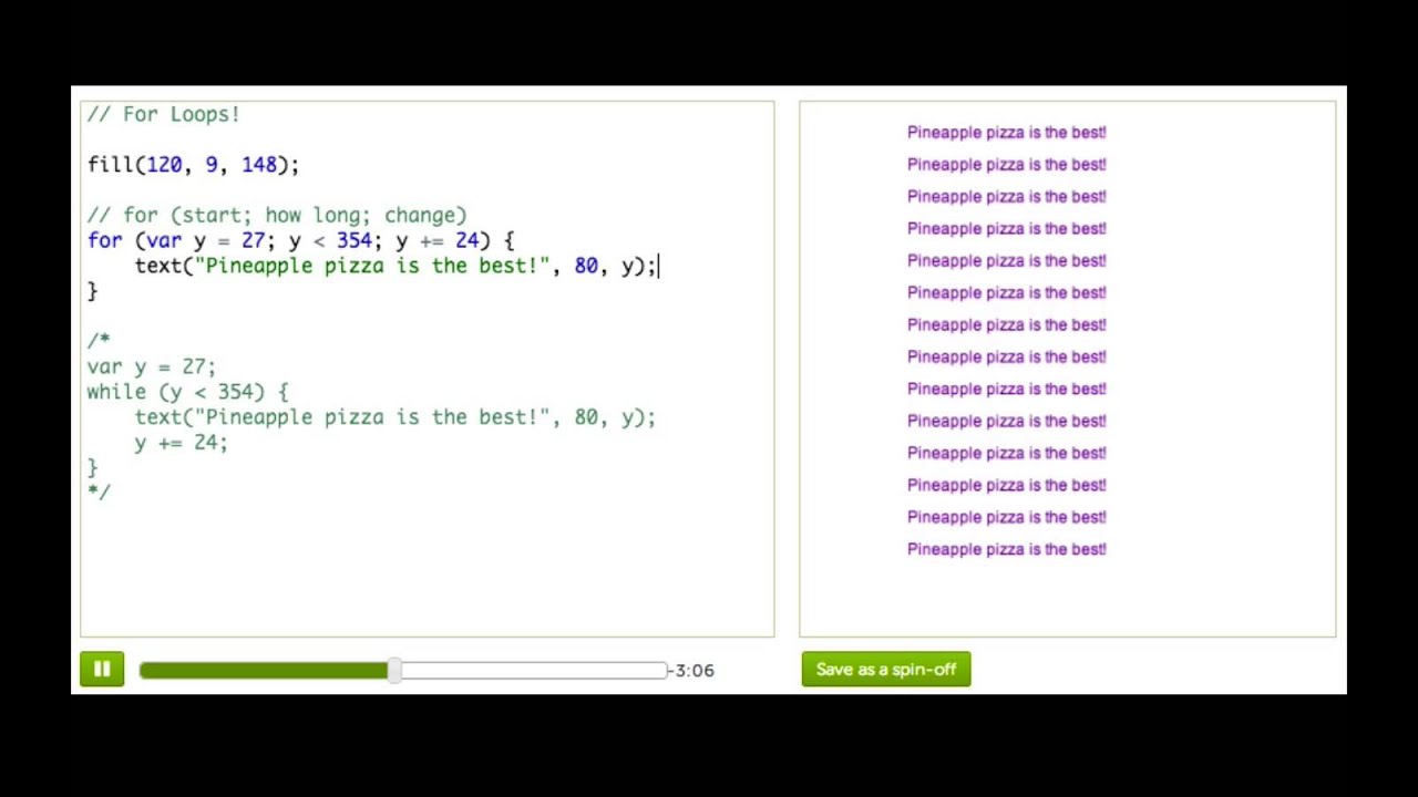 For Loops! A New Kind of Loop | Computer Programming | Khan Academy