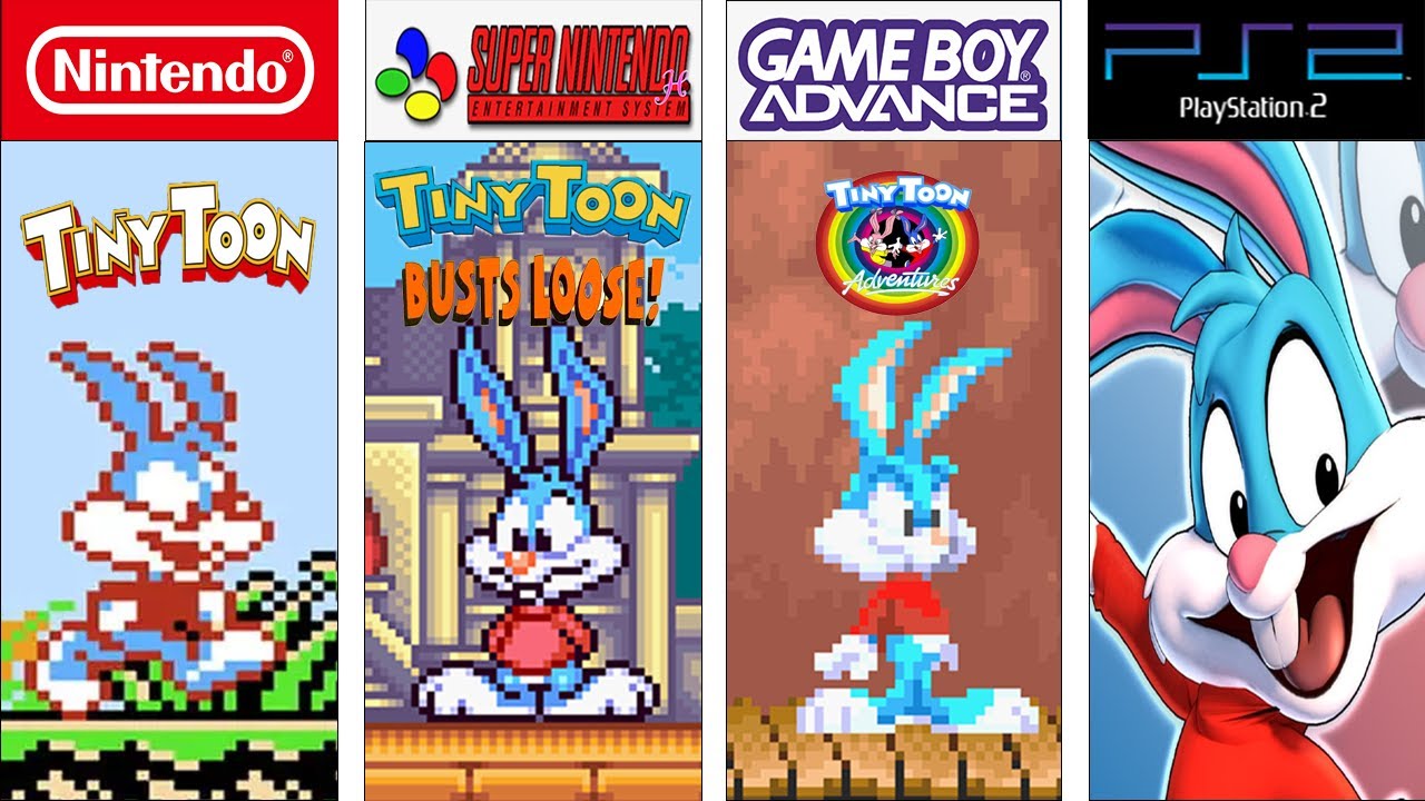 Evolution of Tiny Toon Adventures Games #gamehistory#evolutiongame