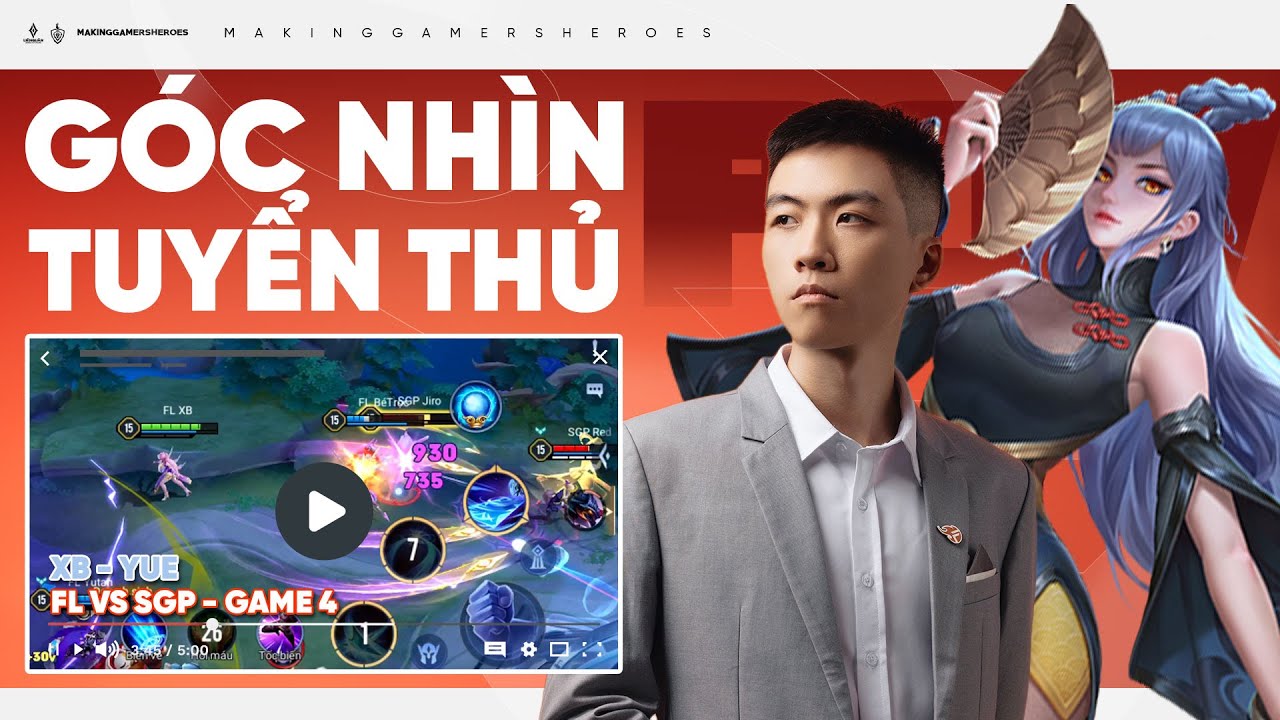 Góc Nhìn Tuyển Thủ: FL.XB - Yue FL vs SGP Game 4 | AOG Winter 2023