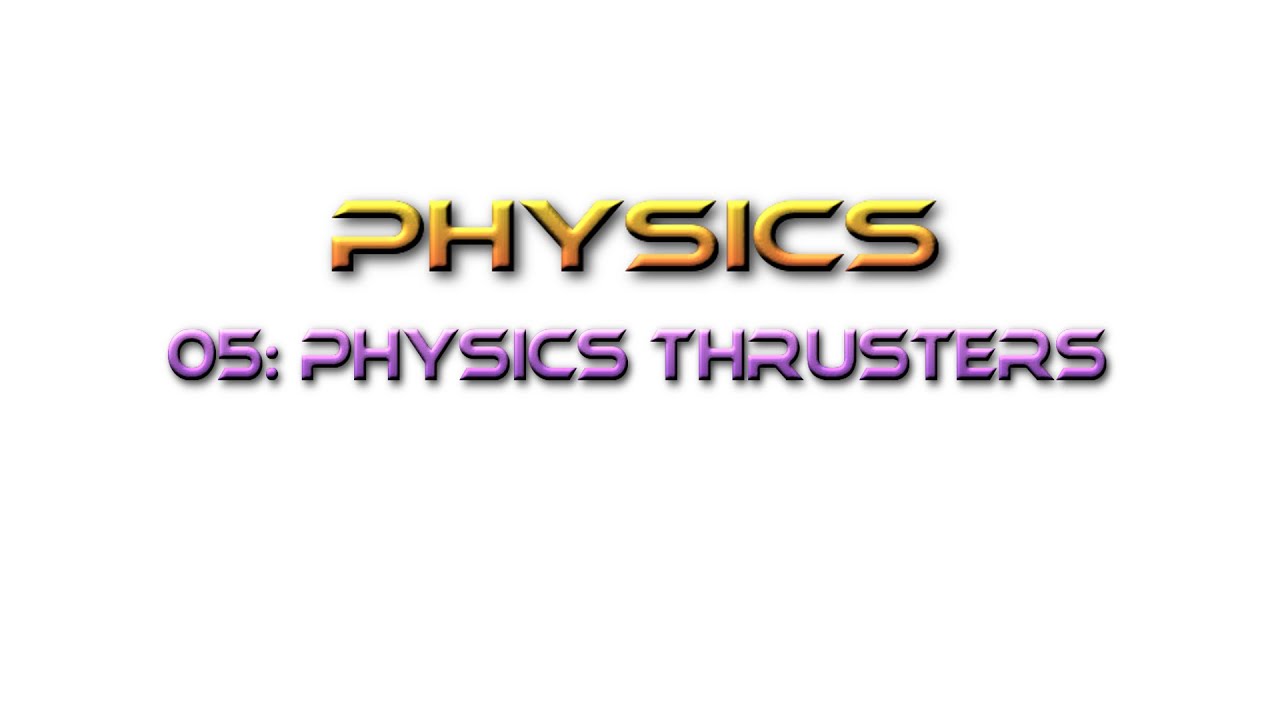 Unreal Engine Tutorial Physics 05: Physics Thrusters