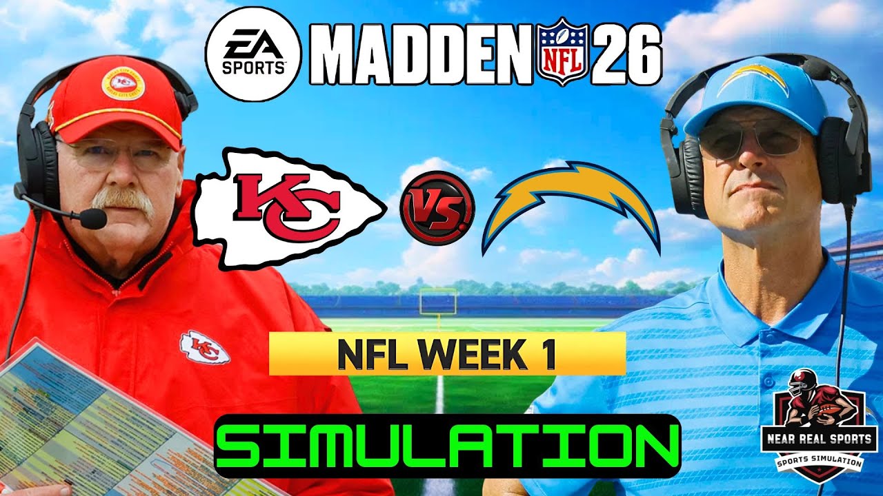 CHIEFS vs CHARGERS | WEEK 1 | MADDEN 26 PREDICTION