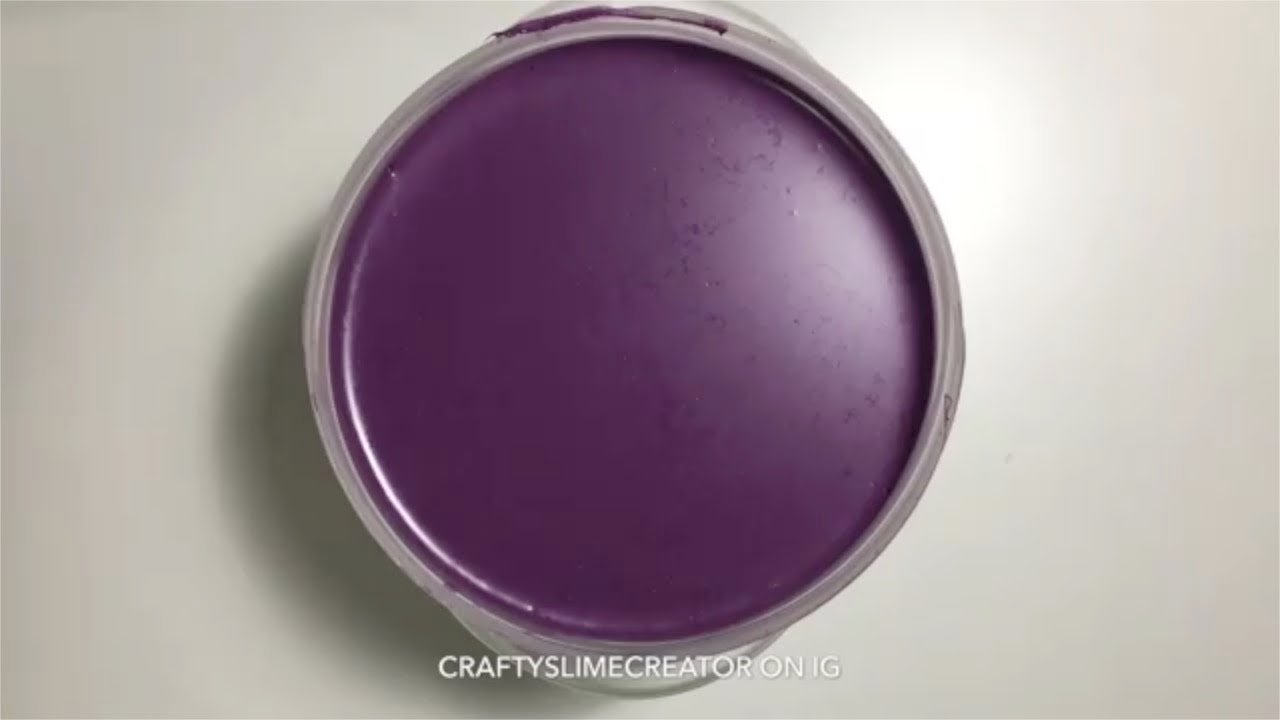 PURPLE SLIME ASMR @craftyslimecreator
