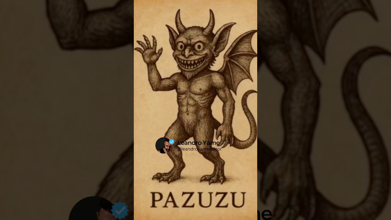 A liga&ccedil;&atilde;o da boneca Labubu com Pazuzu. #apocalipse #curiosidades #bonecalabubu