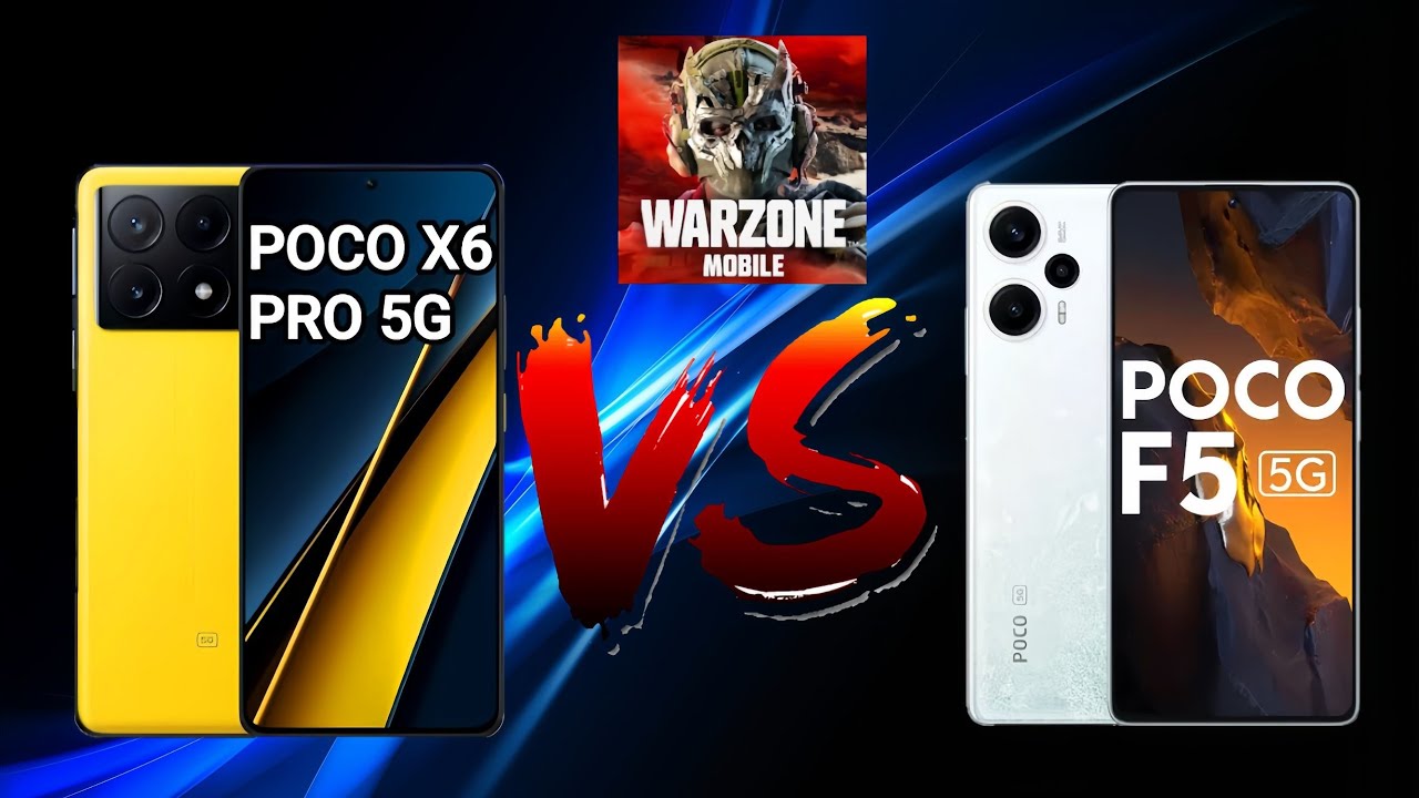 POCO X6 PRO VS POCO F5 No Warzone mobile Qual RODOU MELHOR?