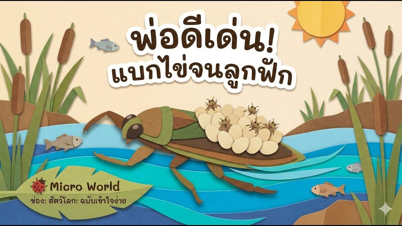 จากนักล่าหน้าโหด สู่ยอดคุณพ่อดีเด่น! 🦗 เผยความลับสุดซึ้งของ 'แมลงดานา'