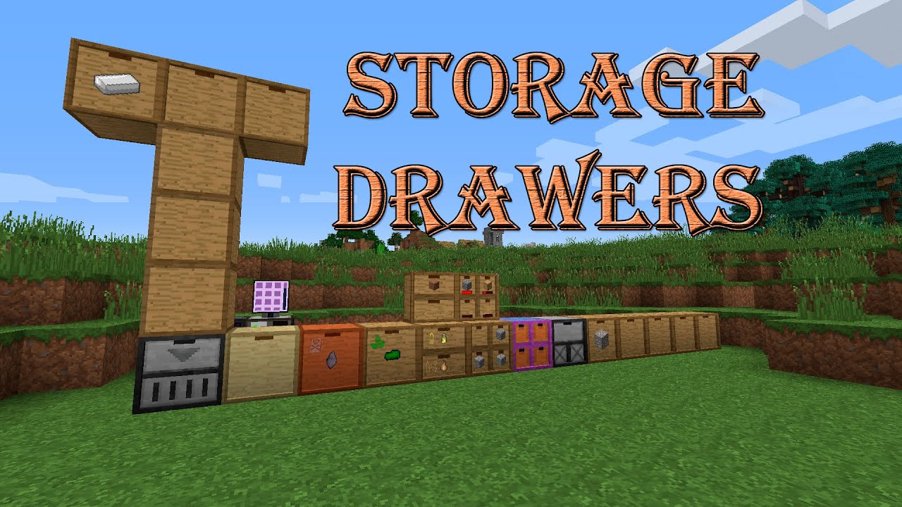 [Обзор 1.7.10] Storage Drawers - как бочки, но только ящики