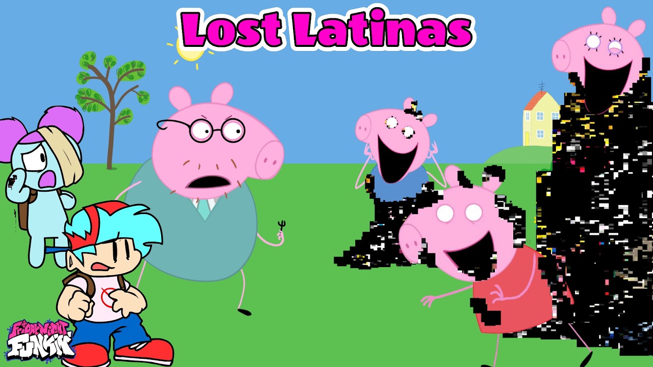 FNF: Против Пибби Пеппы  // Lost Latinas // +Катсцена █ Friday Night Funkin' █
