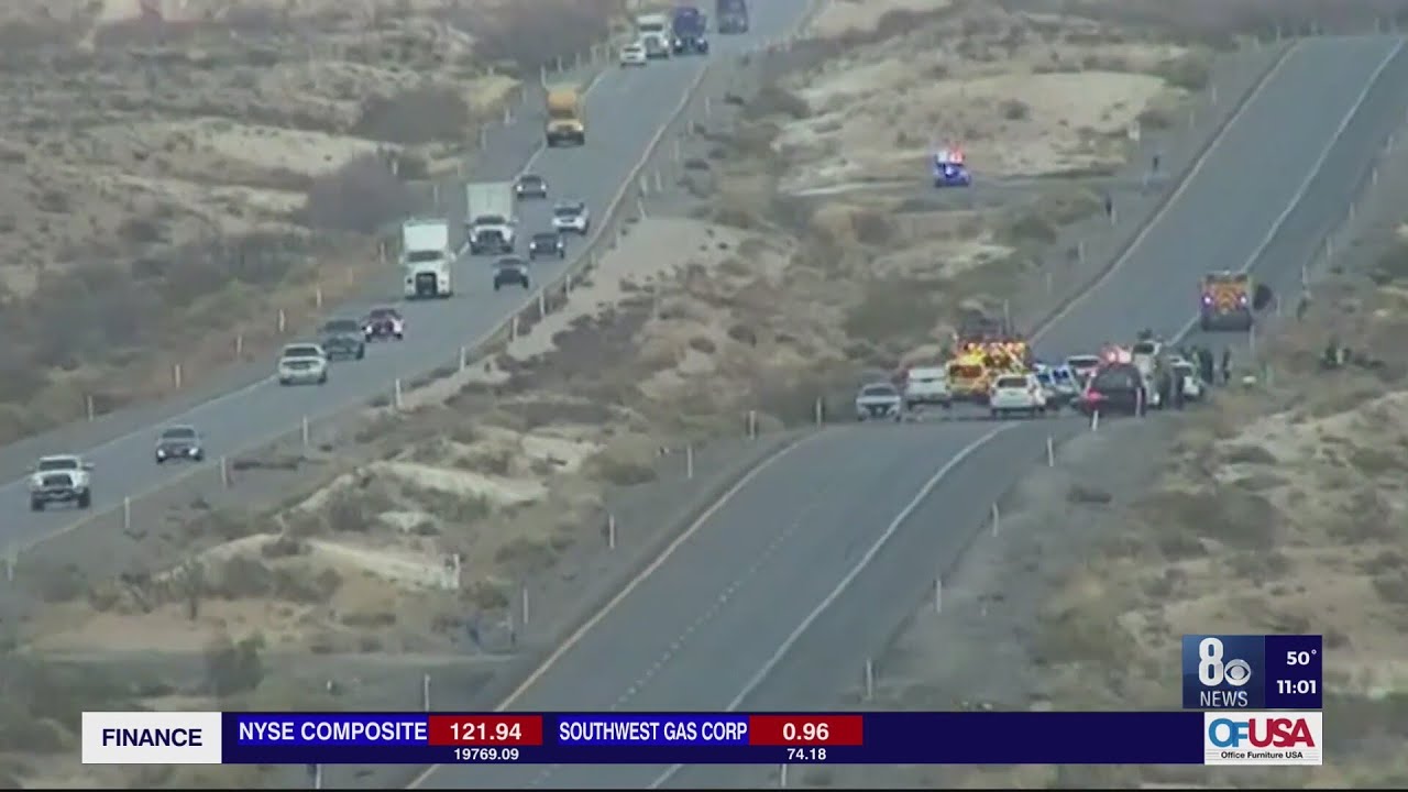 Off-duty Las Vegas police officer killed in deadly wrong-way I-15 crash near Valley of Fire, Metro s
